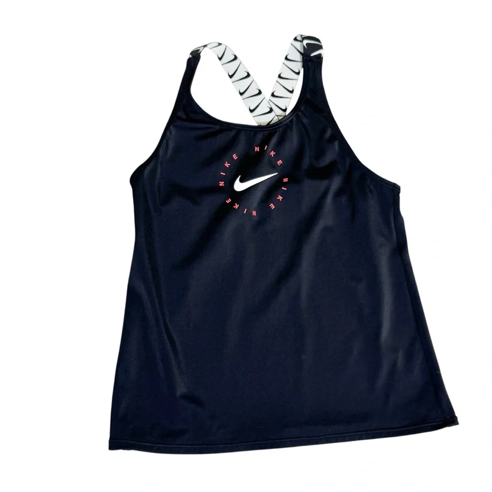 Nike Girls‎ Black Swim Tank Size M